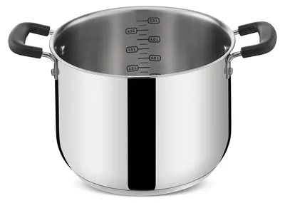 Kochtopf 22 cm, Edelstahl 18/10, 5 Liter, Induktion