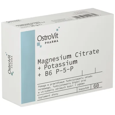 Produktbild von Ostrovit Magnesium Citrat + Kalium + B6 P-5-P Blisterpackungen