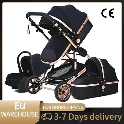 Immagine prodotto di Passeggino - Passeggino leggero - Passeggino pieghevole - Passeggino 3 in 1 - Passeggino pieghevole - Telaio in alluminio
