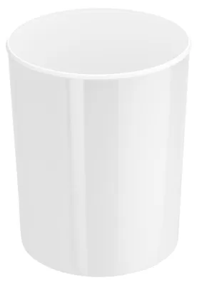 Produktbild von HAN Design-Papierkorb i-Line, eleganter Abfalleimer, hochglänzender und stylischer Mülleimer für das moderne Büro, 13 Liter Volumen, 18130-12, weiß