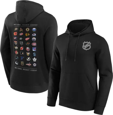 Immagine prodotto di Felpa con cappuccio NHL All Team Graphic Uomo Nero Taglia: XS