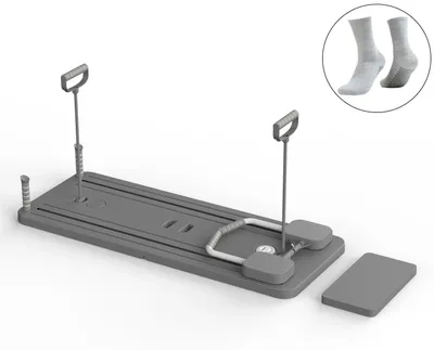 Produktbild von Pilates-Reformer Pilates Trainer, Push-Up-Bauchmuskel-Roller  mit Timer, multifunktionales Bauchmuskelbrett für Zuhause und im Fitnessstudio