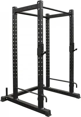 Produktbild von Massives Power Rack Pro Full Rack mit Klimmzugstange, J-Hooks, Safety Bars, 26 mm Lochdurchmesser, für kommerziellen Einsatz