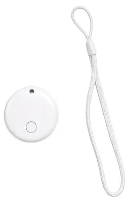 Produktbild von Verk 06388 Bluetooth-Schlüssel-Ortungsgerät – GPS Key Finder Tag Tracker für iOS, weiß