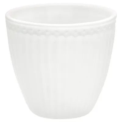 Immagine prodotto di Greengate Latte Cup Mug ALICE Bianco 300ml Tazza da caffè Serie di stoviglie per tutti i giorni