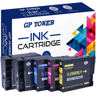 Zdjęcie produktu dla 5x Tusze do Canon PGI-2500 IB4050 IB4150 MB5050 MB5150 MB5155 MB5350