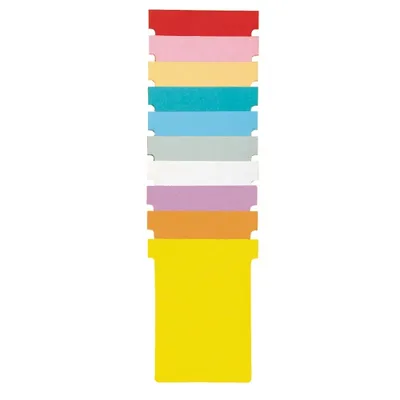 Image de NOBO Cartes T, taille 2 / 60 mm, 170 g/qm, gris
