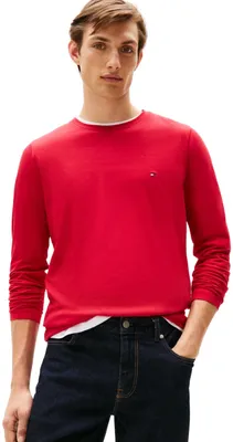 Zdjęcie produktu dla Koszulka męska Tommy Hilfiger z długim rękawem, dopasowany krój slim fit, wykonana z bawełny, wielokolorowa (rozmiar: M)