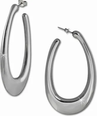 Image de Amello Boucles d'oreilles en acier inoxydable pour femmes argenté ESOS86J