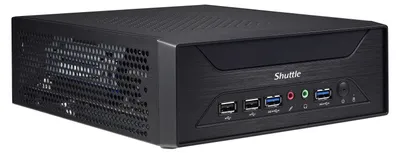 Obrázek produktu pro Shuttle XPC slim Barebone XH510G - S1200, Intel H510, 1xDP, 1xHDMI, 1x PCI-E 16X, 1x LAN, 1x 2,5", 2x M.2, 24/7 Dauerbetrieb