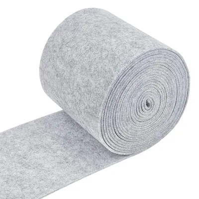 Zdjęcie produktu dla Solidchoice - Tkanina filcowa, 6 m x 14 cm - Materiał filcowy - Rękodzieło - Robótki ręczne - Patchwork - Grubość 3 mm - Trwały materiał - Filc