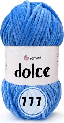 Produktbild von YarnArt Dolce 777 meeresblau