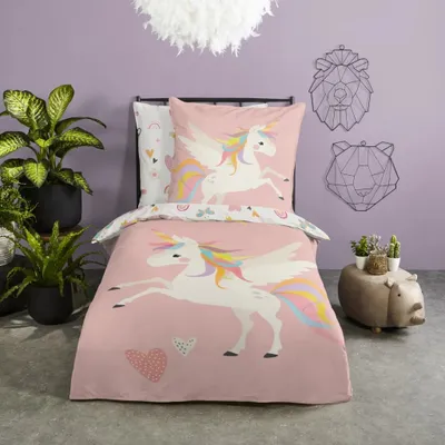 Produktbild von Sada ložního prádla Good Morning Unicorn Colour Multi Velikost 135x200+80x80