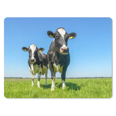 Produktbild von MuchoWow® Mauspad Mousepad Kühe - Weide - Tiere - Bauernhof 23x19 cm - Mousepads - Maus Mat - Pad - Mausunterlage - Schreibtischunterlage - Mauspad