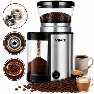 Produktbild von Kaffeemühle mit Mahlwerk, 20 Mahlgrade MPM MMK-09M
