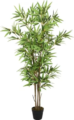Produktbild von Bambusbaum Künstlich 552 Blätter 120 cm Grün