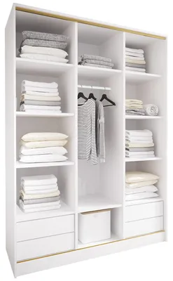 Produktbild von Offener Kleiderschrank MERV K11 150 weiß