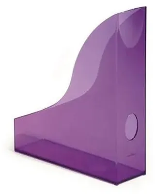 Image de Porte-revues Basic A4 translucide violet, lot de 6 pièces