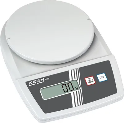 Obrázok produktu pre Písmenková váha Kern EMB 5.2K5 Váživosť (max.) 5,2 kg Čitateľnosť 5 g Napájanie zo siete, batériové napájanie (EMB 5.2K5)
