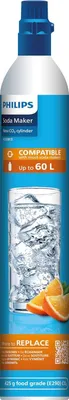 Produktbild von Philips Water ADD913/10 Sprudelwasserbereiter CO2-Zylinder, Edelstahl