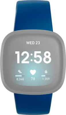 Produktbild von Armband für Fitbit Versa3/Sense, Ersatzarmband, universal, Dunkelblau