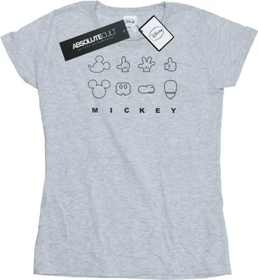 Produktbild von Disney - T-Shirt für Damen BI32534 (M) (Grau)