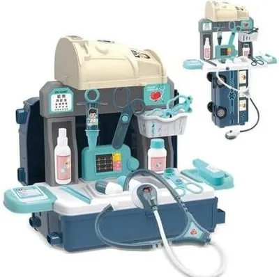 Image de Bavytoy Kit médical 3in1 bus bleu