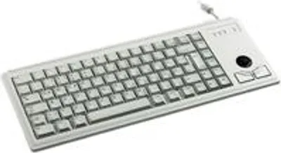Image de Cherry G84 4400 - Tastatur - PS/2 - 84 Tasten - Trackball - Hellgrau - Deutsch (G84-4400LPBDE)