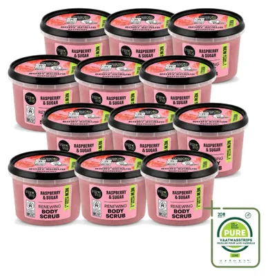 Produktbild von 12 x Organic Shop Bodyscrub Raspberry & Sugar - 250 ml - Großpackung - 12 Stücke