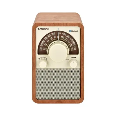 Zdjęcie produktu dla Sangean WR-15BT, Osobisty, Analogowy, AM, FM, MW, 87,5 - 108 MHz, 10 W, 7,62 cm (3")