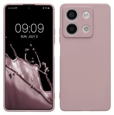 Produktbild von kwmobile Handyhülle für Xiaomi Redmi Note 13 5G Hülle - weiches Handy Silikon Case - Schutzhülle Cover - Nude Lilac