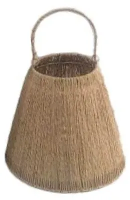 Produktbild von Pomax Douli Laterne aus Jute, Natur, Ø 27 x H 36 cm