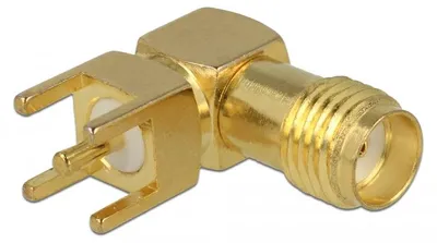 Produktbild von DeLOCK 65849, SMA, SMA, Gold, 0 - 6000 MHz, 50 Ohm, 500 V