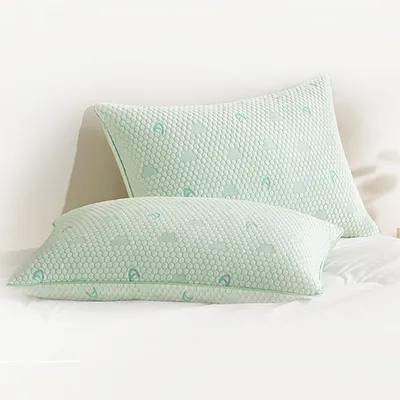 Obrázok produktu pre Vankúš z pamäťovej peny 2 ks, 40 x 60 cm, nastaviteľný, odnímateľný poťah, pre spánok na boku