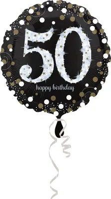 Immagine prodotto di Folienballon Happy Birthday Sparkling 50 45 cm