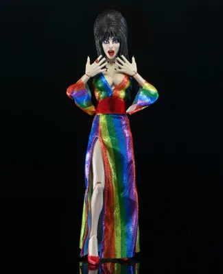 Produktbild von Elvira, Mistress of the Dark Clothed Actionfigur Over the Rainbow Elvira 20 cm