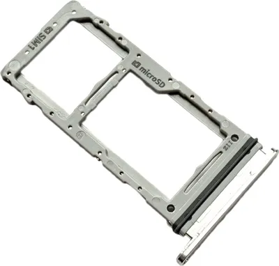 Produktbild von Simkartenhalter und micro-SD Card Fach für Samsung Galaxy A90 5G, Original Ersatzteil, Weiss