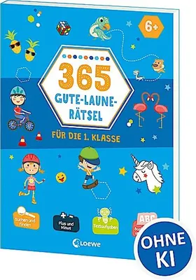 Immagine prodotto di 365 Gute-Laune-Rätsel für die 1. Klasse