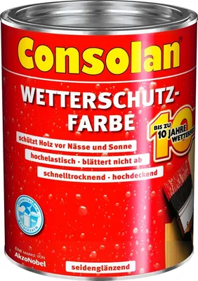 Produktbild von Consolan Wetterschutzfarbe moosgrün