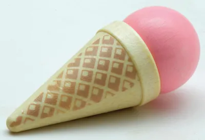 Produktbild von Erzi Eistüte, rosa - Kaufladenzubehör