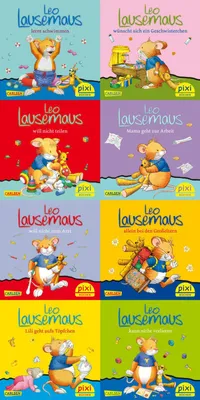 Produktbild von Pixi-8er-Set 219: Leo Lausemaus (8x1 Exemplar)