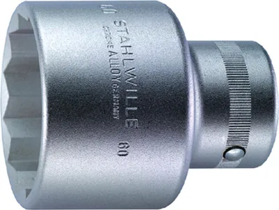 Produktbild von STAHLWILLE 06010055, Buchse, Chrom, DIN 3124 / ISO 2725-1, 920 g