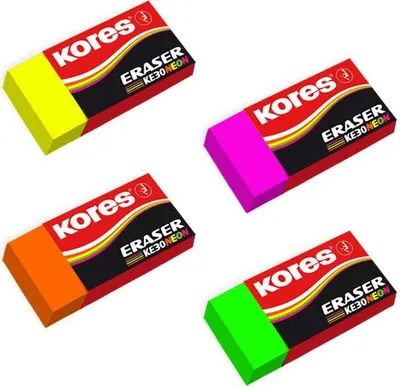 Image de Caoutchouc Kores soft KE30 NEON - mélange de couleurs