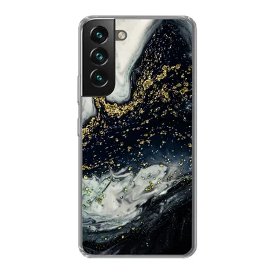 Produktbild von MuchoWow® Handyhülle Schutzhülle Hülle für Samsung Galaxy S22 Plus Marmor - Naturstein - Gold Silikon Softcase Handy Hülle - Schutzabdeckung