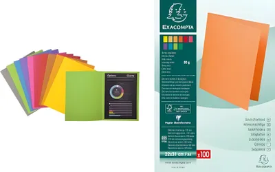 Produktbild von EXACOMPTA Aktendeckel ROCKS, DIN A 4, 80 g/qm, königsblau (335219600)