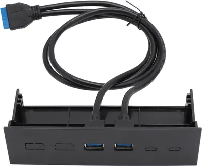 Obrázok produktu pre 5.25-palcový rozbočovač USB na prednom paneli, rozbočovač USB na prednom paneli s 2 portami, rozbočovač USB 3.0 na prednom paneli, optická mechanika USB 3.0 na prednom paneli, rozbočovač na prednom paneli počítača, 5,25-palcová rozširujúca doska počítača