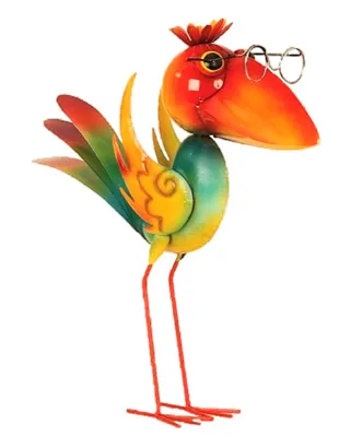 Produktbild von Dekofigur Große Metall Figur exotischer Vogel 43 cm