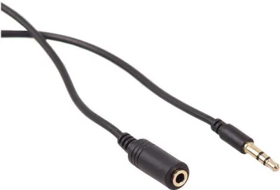 Immagine prodotto di Cavo jack 3,5 mm maschio-femmina 2 m stereo, nero