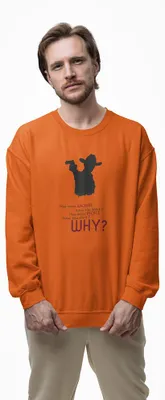 Produktbild von D&B Design Uni Pullover SWMO00074 Walking Dead Orange-Größe 3XL