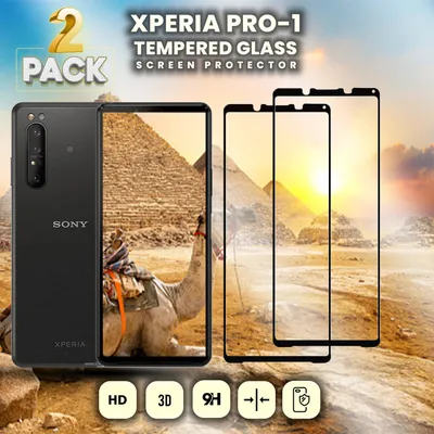 Produktbild von 2-Stück Sony Xperia PRO1– gehärtetes Glas 9H – 3D-Displayschutz in Superqualität